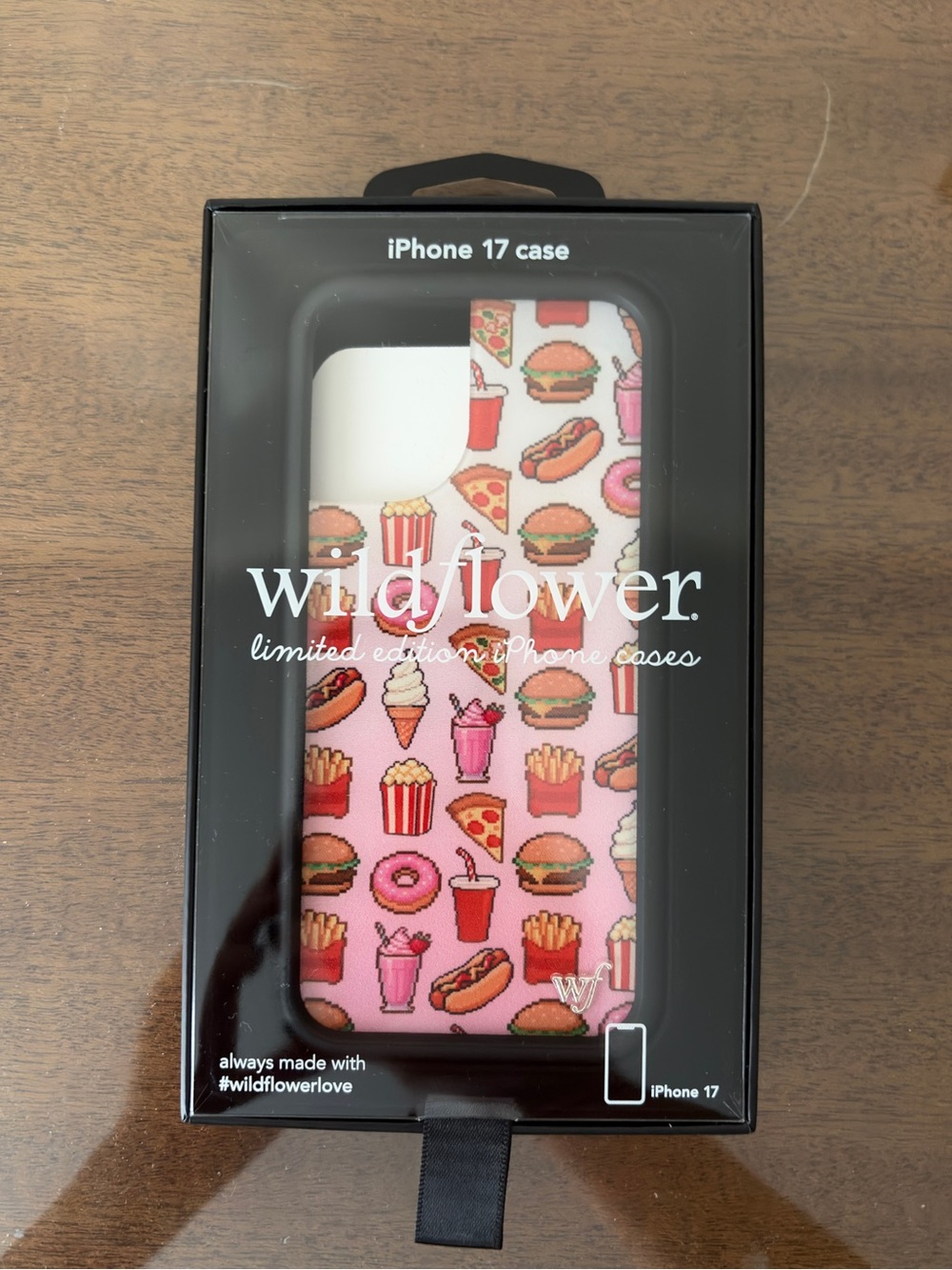 Wildflower Pink&White Fast Food Court case iPhone 17 Case